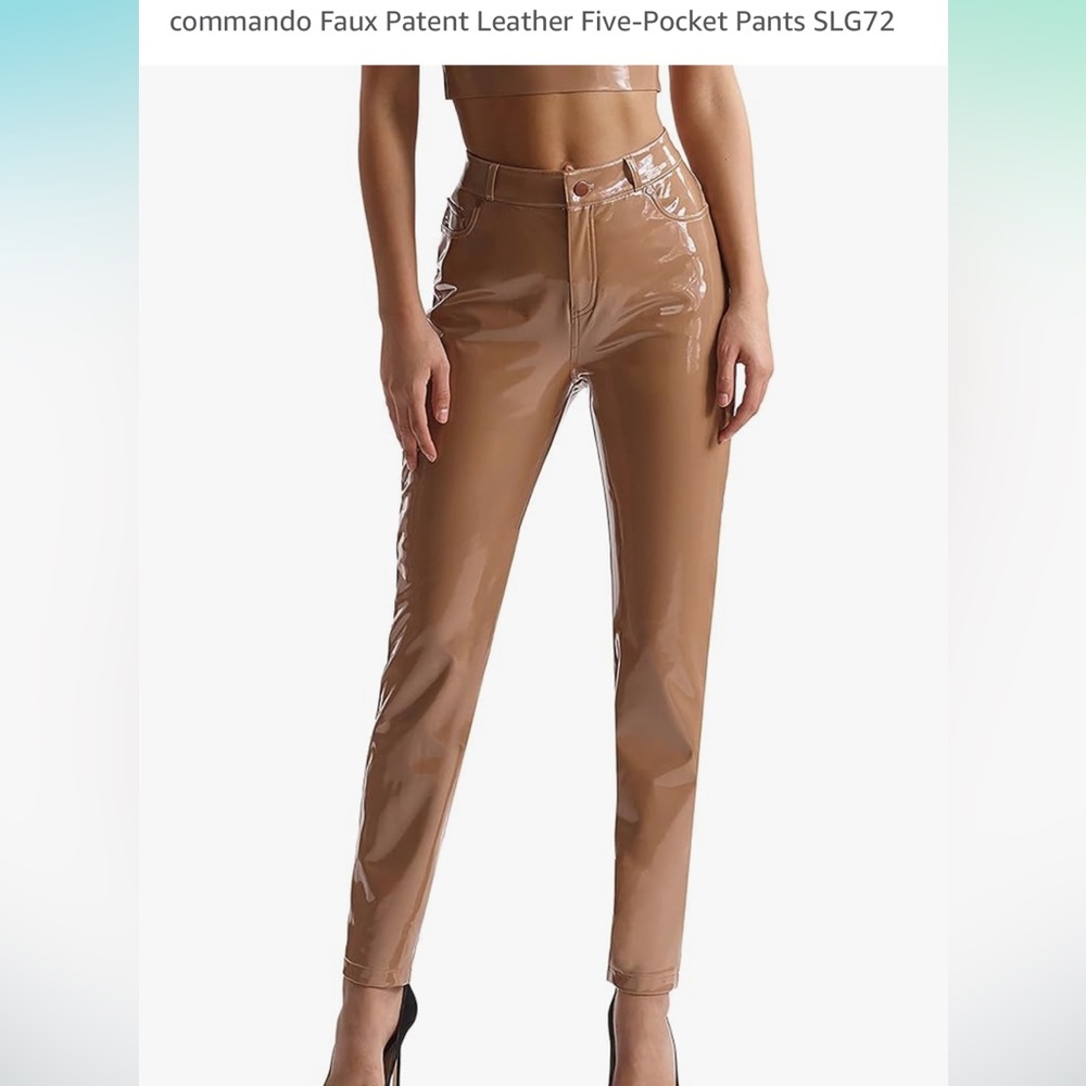 Commando faux patent leather pants. NWT